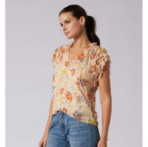 JOIE Tezza‎ Short Sleeve Silk Top